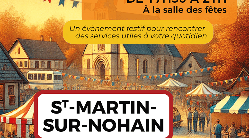 Fête de village Saint-Martin-sur-Nohain Le 18 oct 2024