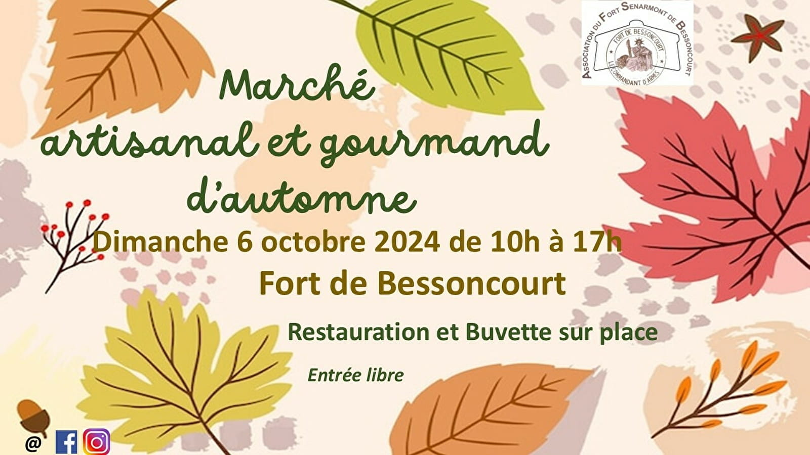 Marché artisanal d'automne