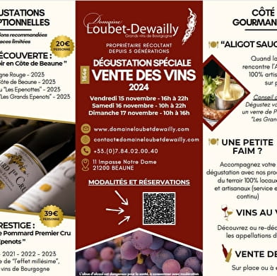 Dégustation 'Prestige' - Vente des Vins 2024 - Domaine Loubet-Dewailly