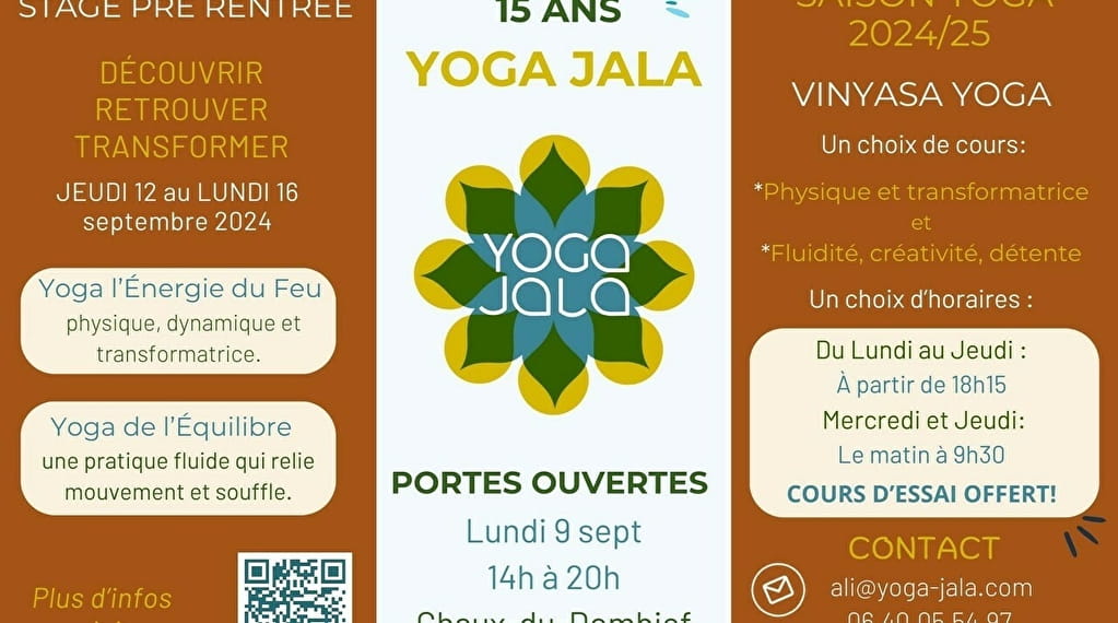 Stage de Pré rentrée - Yoga Jala