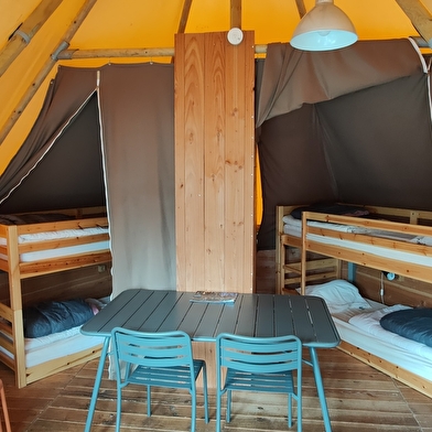 Location hébergements Tipis n°5 de 4 personnes Lac des Settons Morvan - Activital