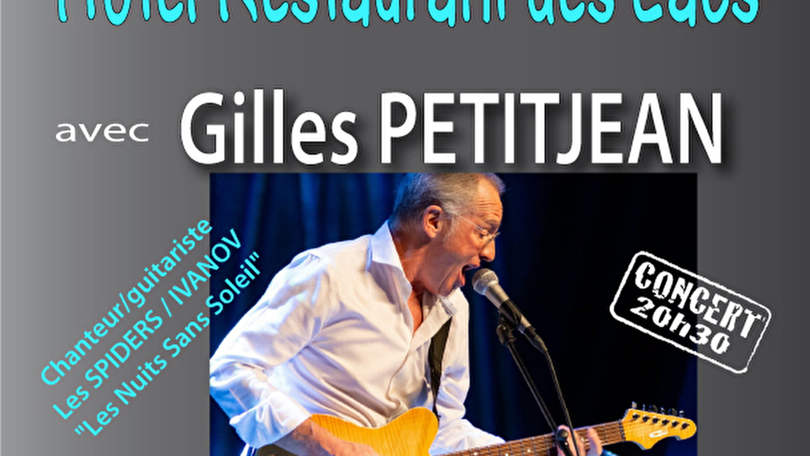 Concert avec Gilles Petitjean