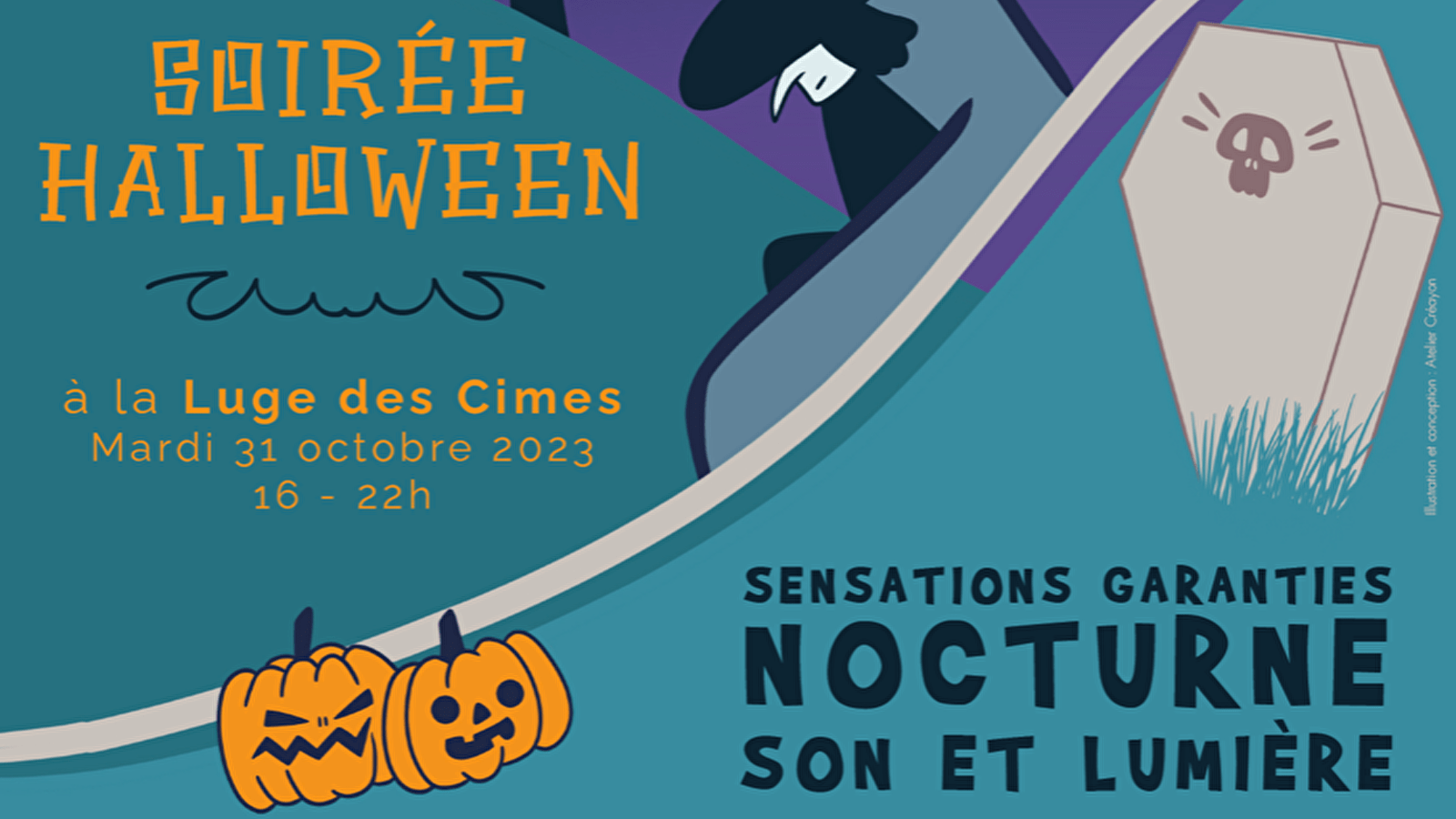 Halloween à la luge des cimes