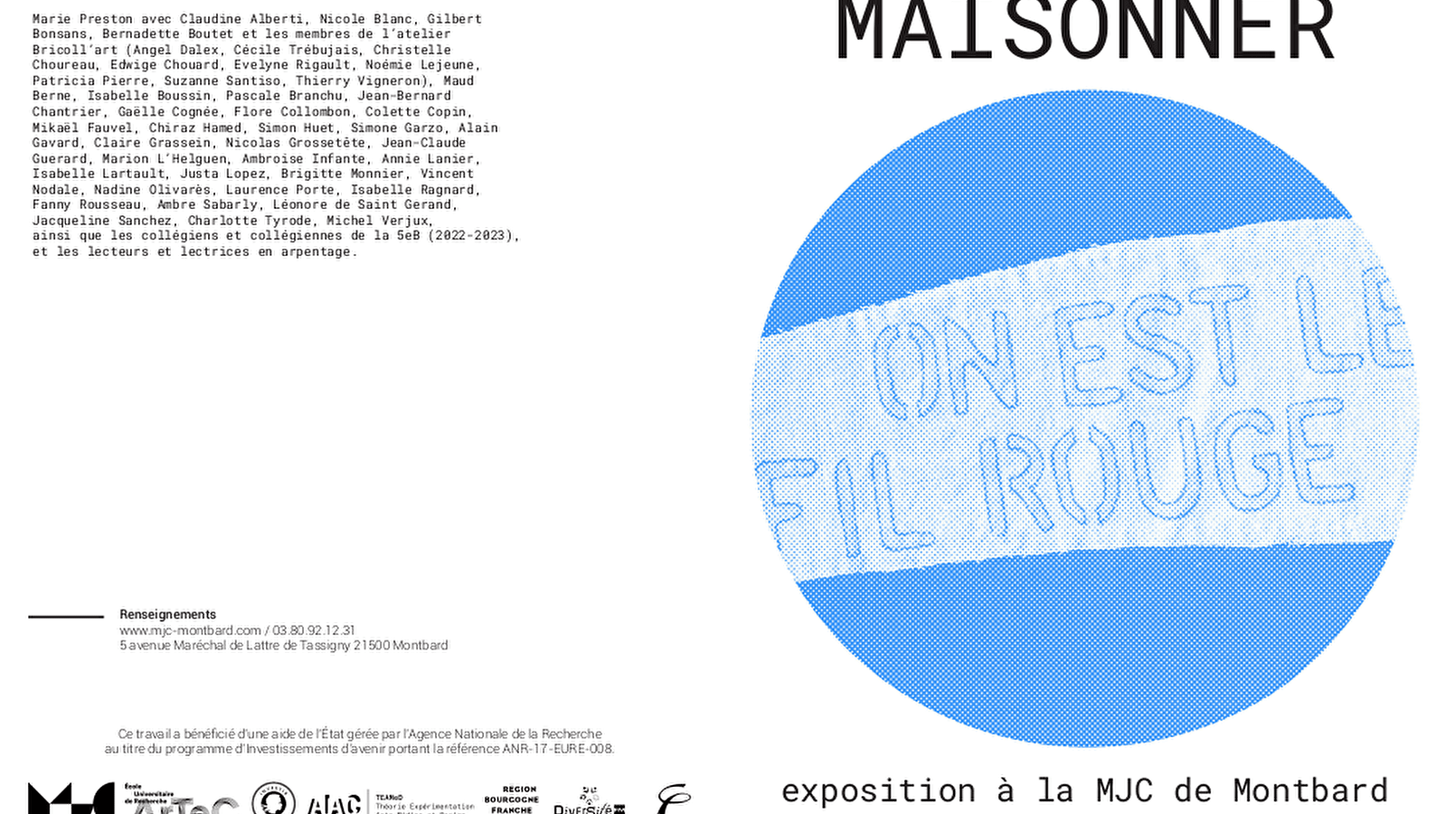 EXPO 'MAISONNER' | Marie Preston | Résidence artistique de territoire #3