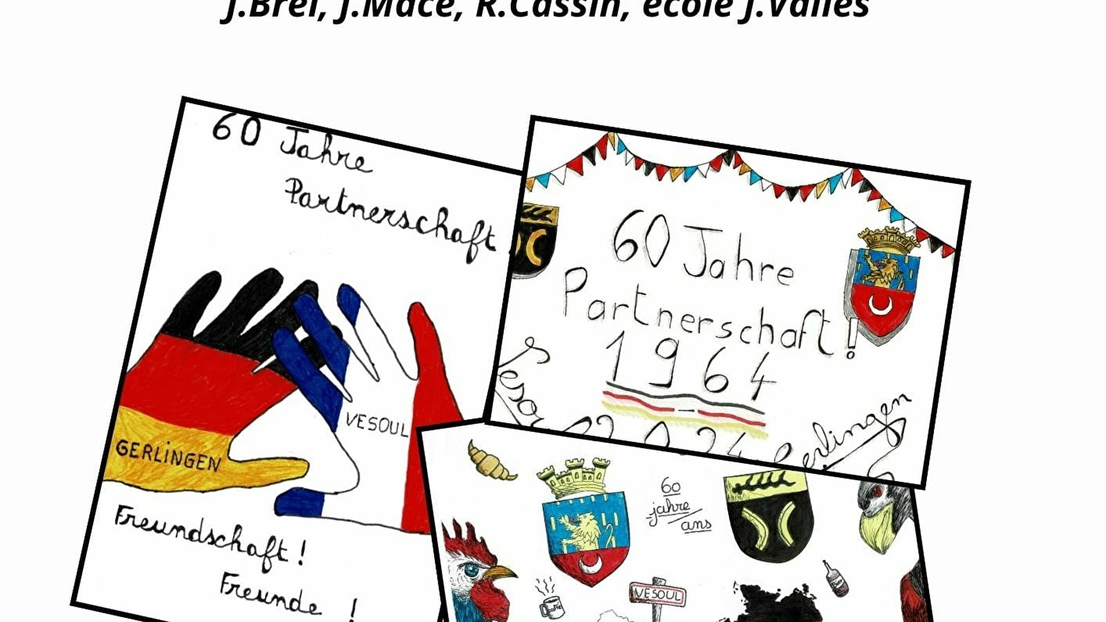 Exposition '60ème anniversaire du jumelage Vesoul-Gerlingen: célébration de l'amitié franco-allemande'