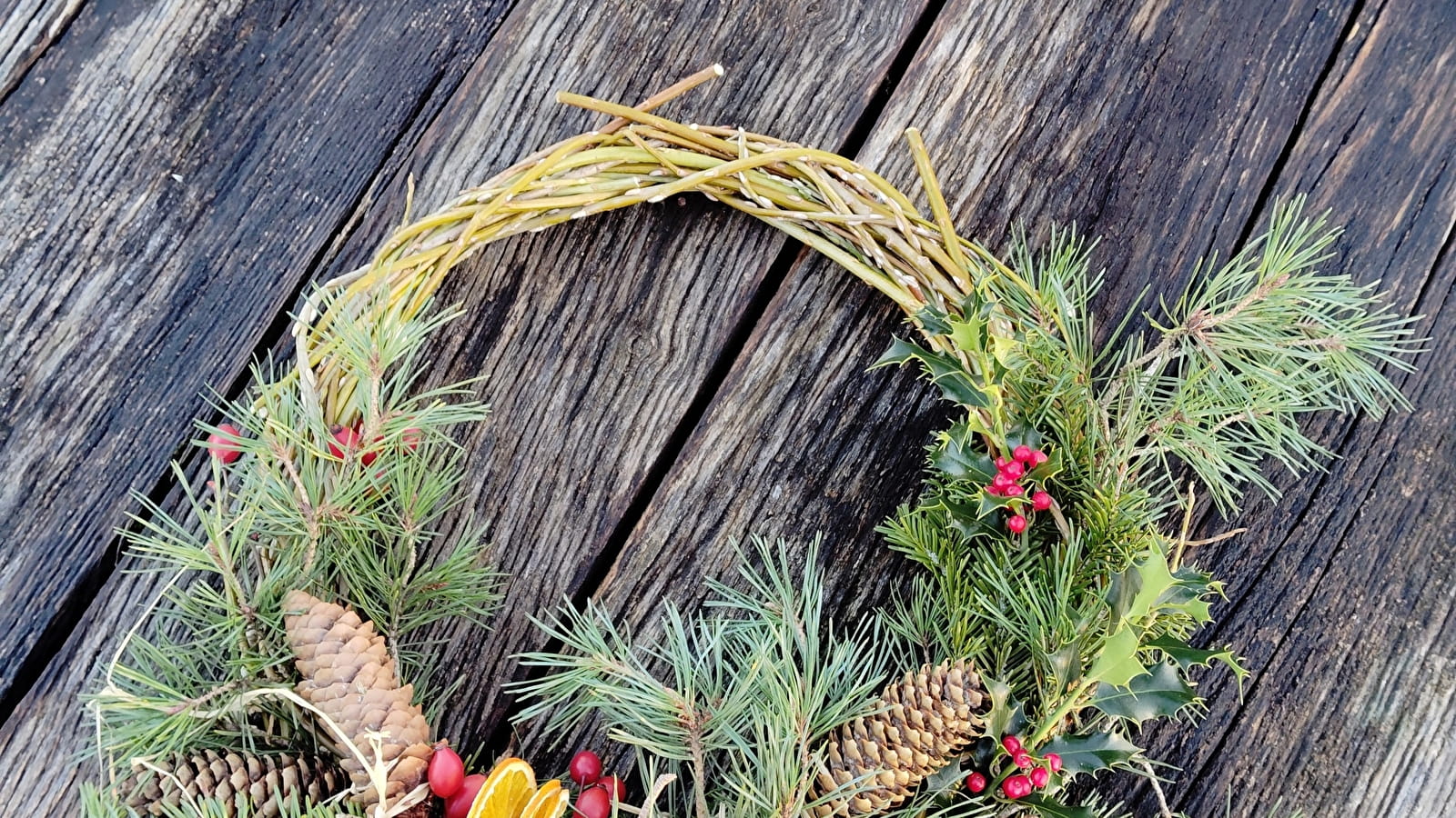 Création de couronne de porte