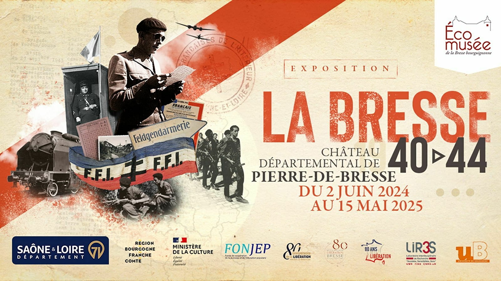 Exposition : La Bresse, 1940-1944