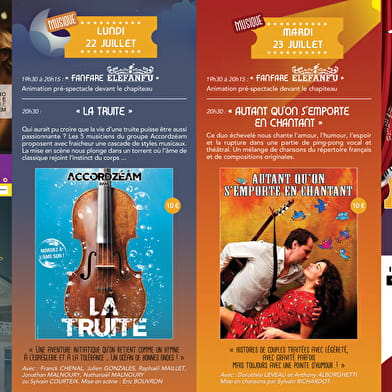 Festival de Santenay 2024, Musique et Théâtre