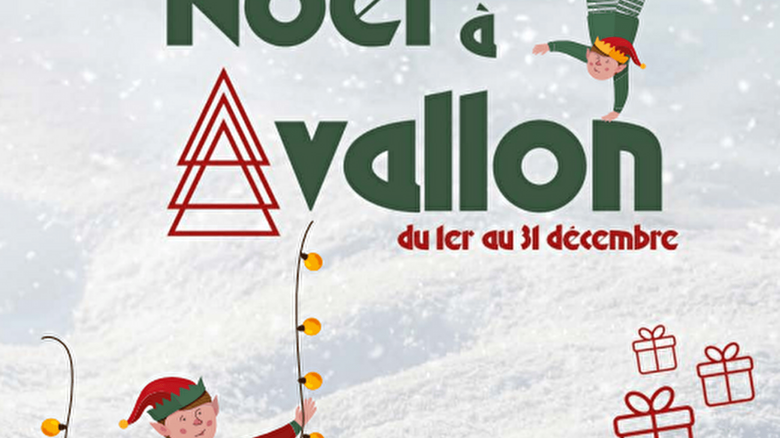 Calendrier de l'Avent des Vitrines de l'Avallonnais