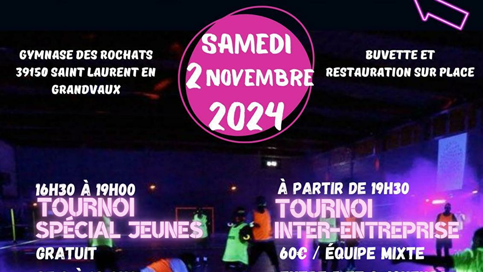 Tournoi fluo inter-entreprise