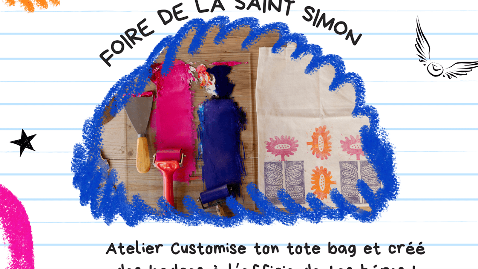 Atelier Customise ton sac 