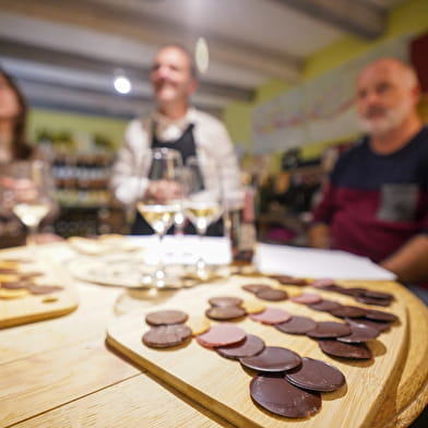 ChocolAtelier : Dégustation à l'aveugle accord Vin & Chocolat