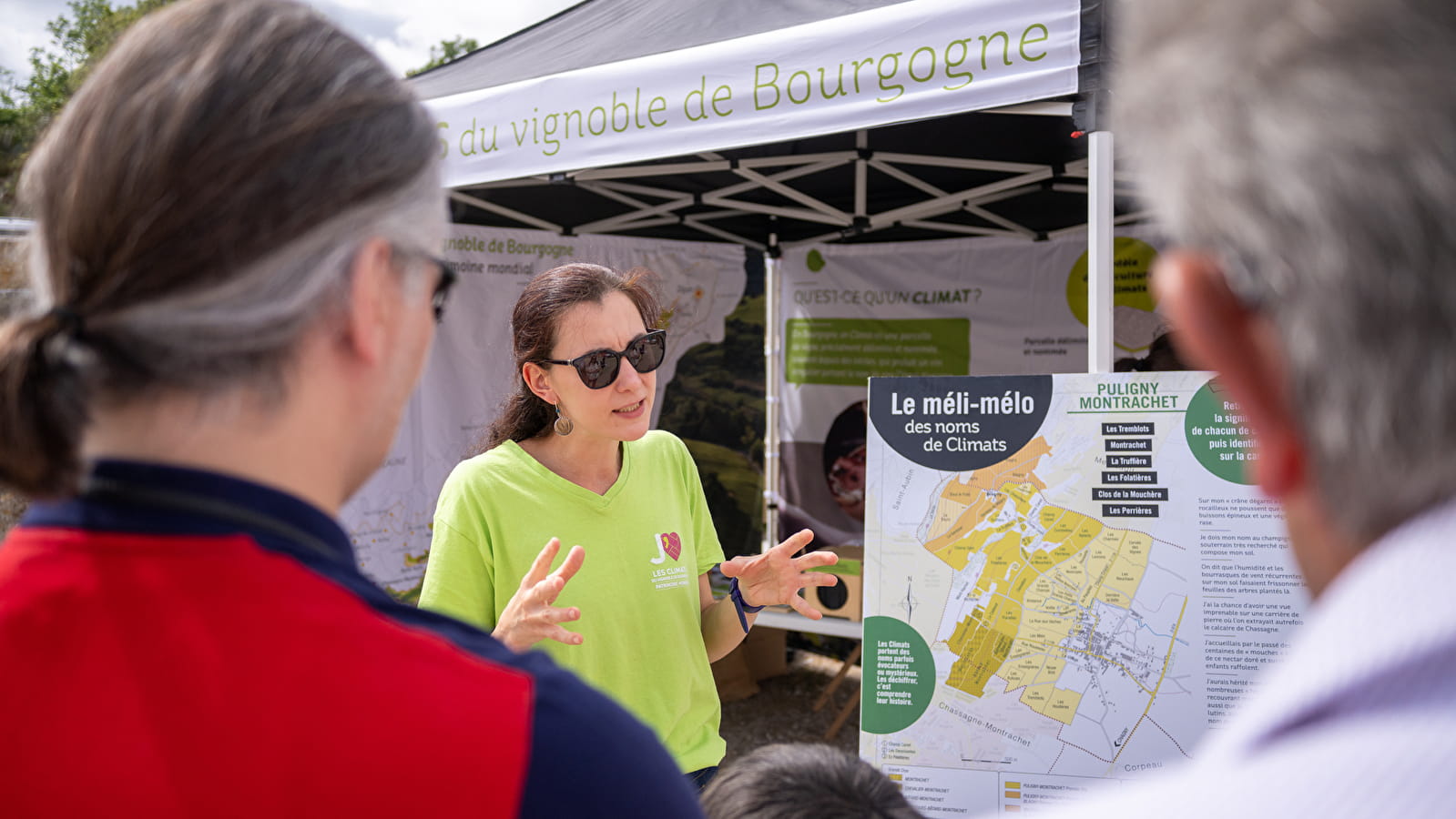 Stand de l’Association des Climats du vignoble de Bourgogne > Climats & patrimoine