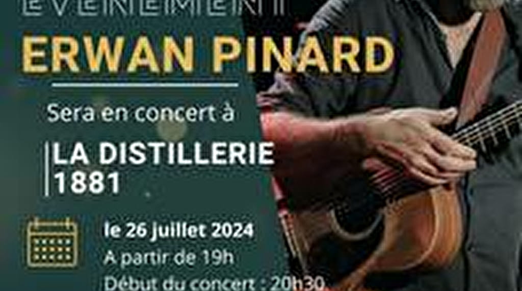 Concert : Erwan Pinard Le 26 juil 2025