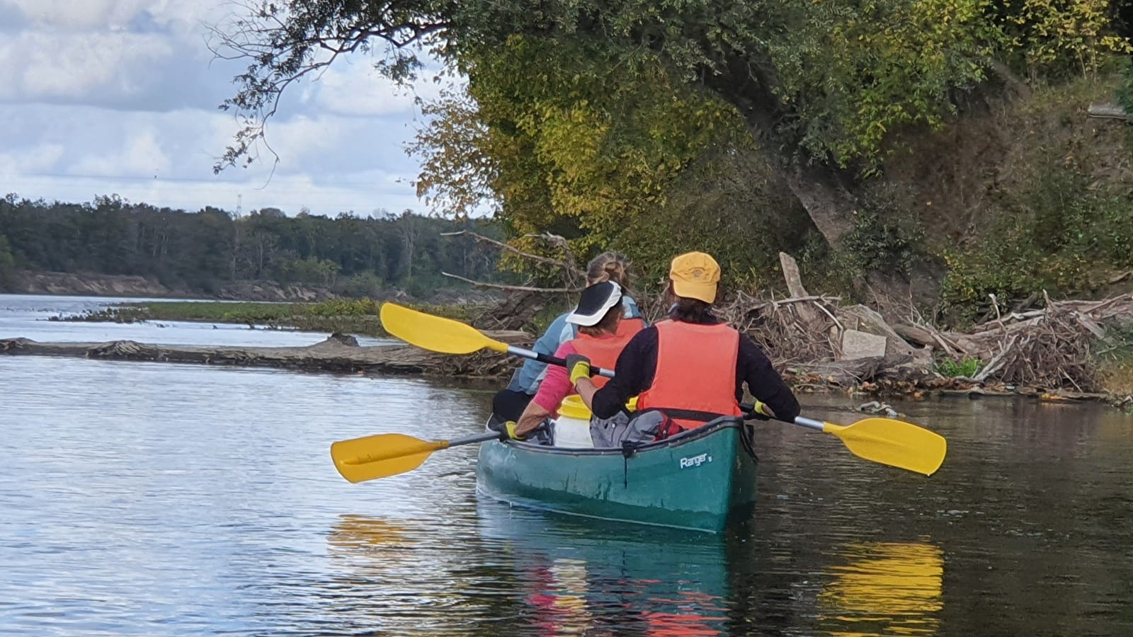 Nettoyage de la Loire en canoë