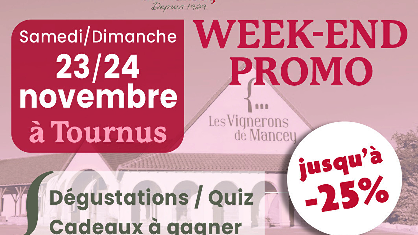 Week-end anniversaire promotionnel