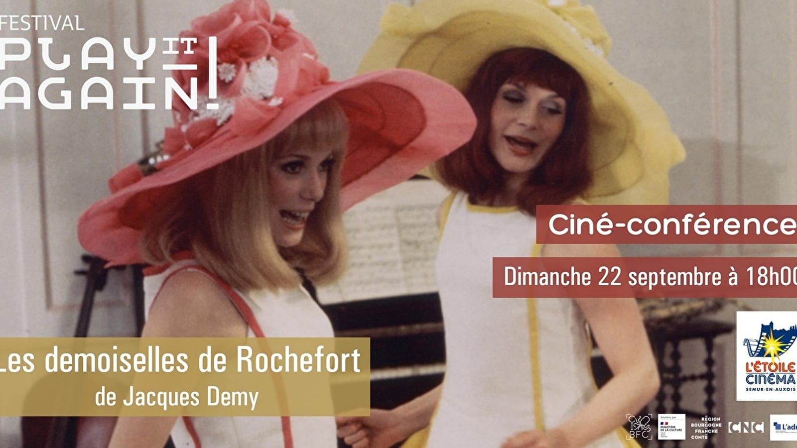 Festival Play it Again : ciné-conférence 'LES DEMOISELLES DE ROCHEFORT' 