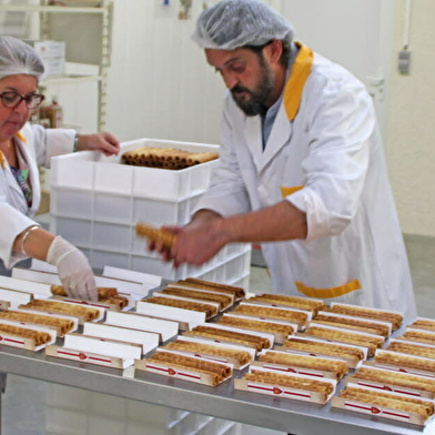 Visite de la fabrique de gaufrettes