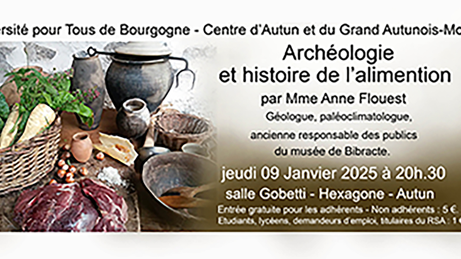 Conférence : Archéologie et histoire de l