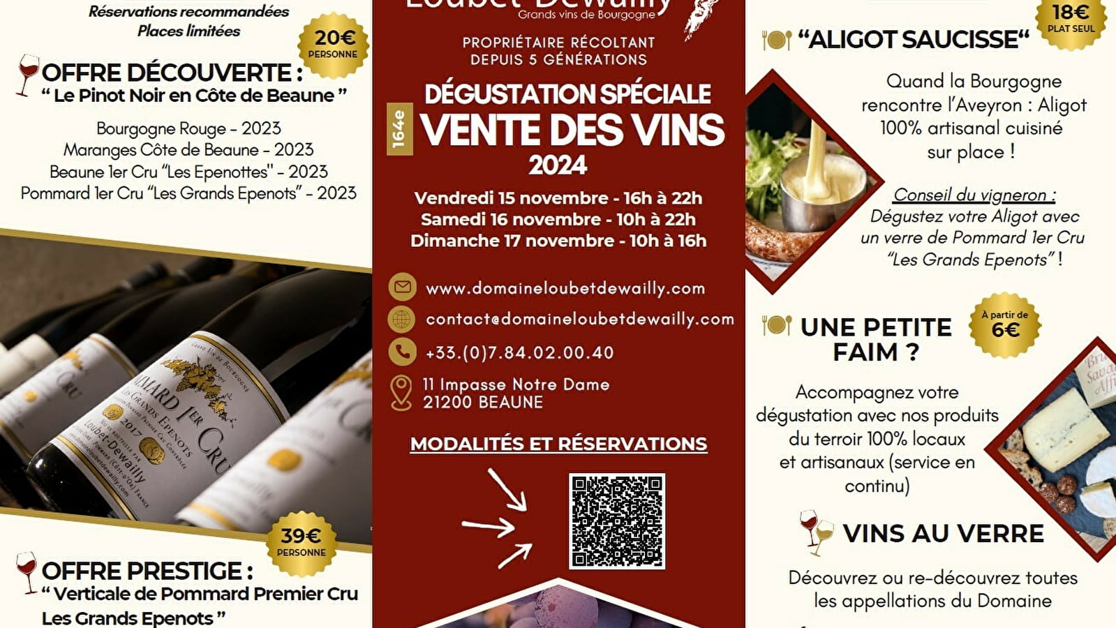 Dégustation 'Découverte' - Vente des Vins 2024 - Domaine Loubet-Dewailly