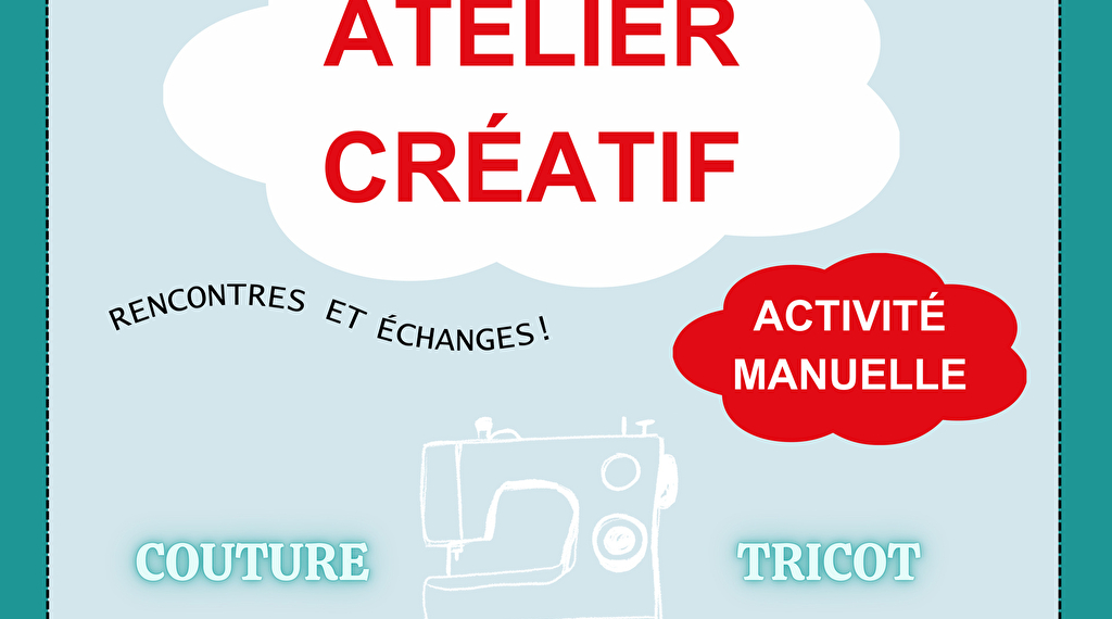 Atelier créatif Du 1 janv au 31 déc 2025