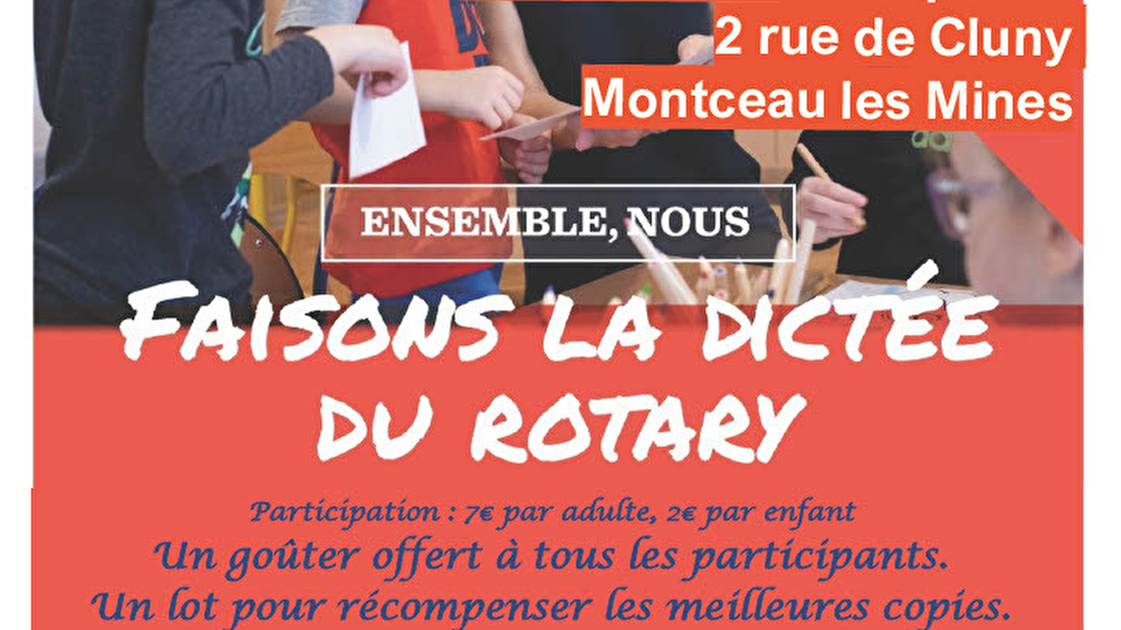 Faisons la dictée du Rotary