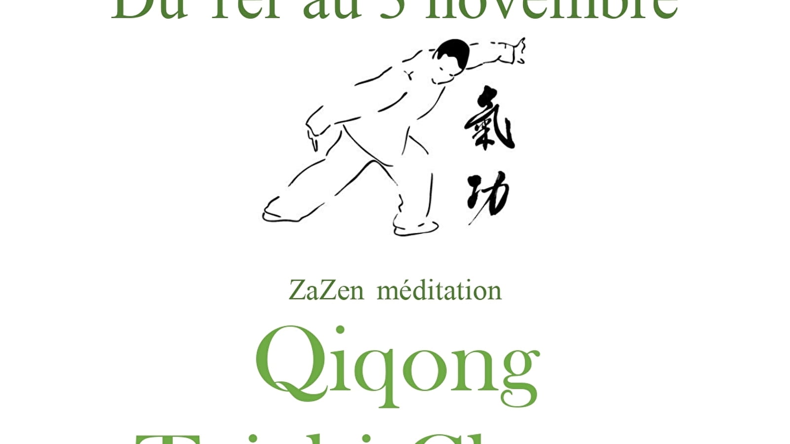 Stage de QIONG et TAICHI CHUAN