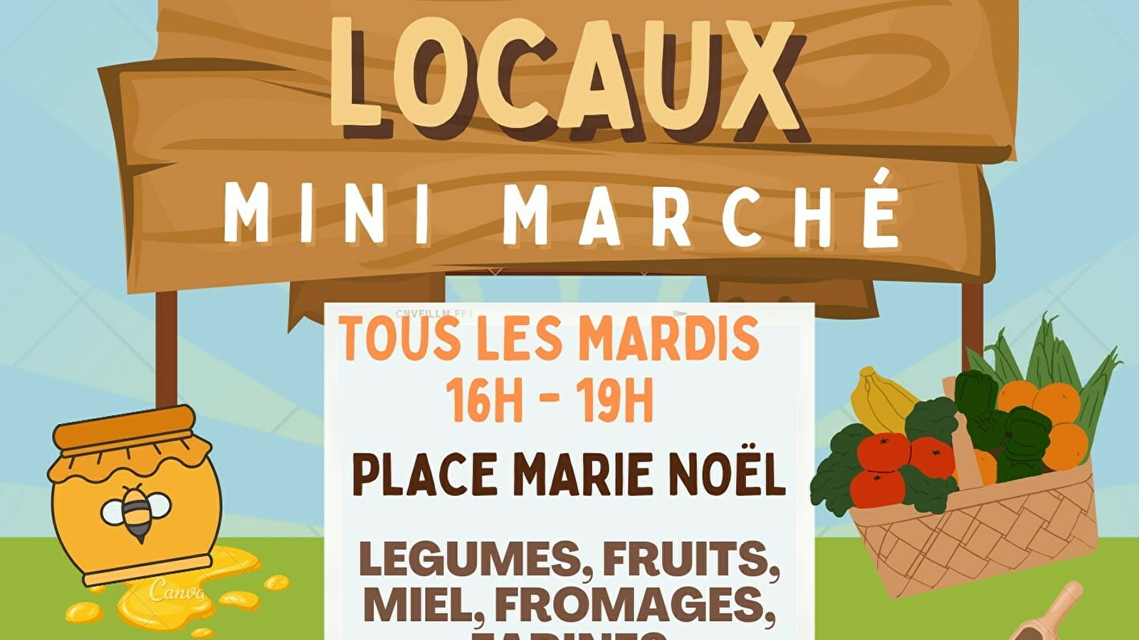 Mini-marché de producteurs locaux