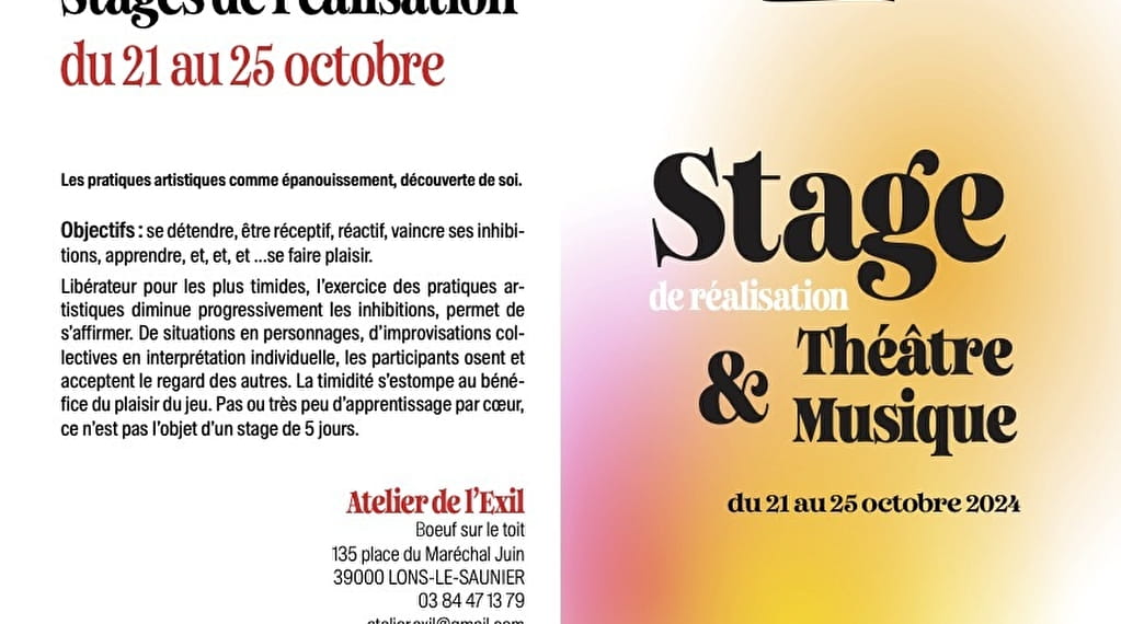 Stage théâtre et musique