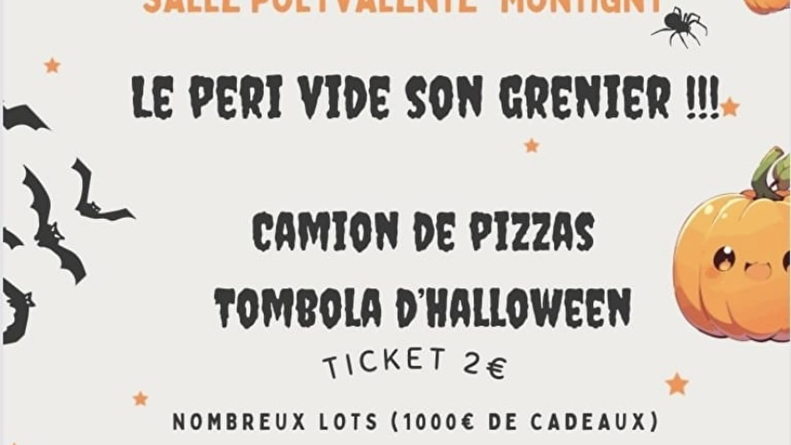 Vide grenier et soirée Halloween  