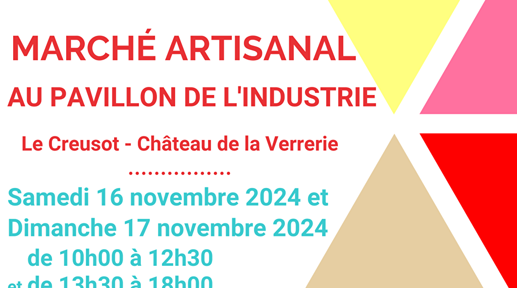 Marché artisanal Du 16 au 17 nov 2024