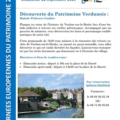 Journées du patrimoine - Découverte du patrimoine Verdunois