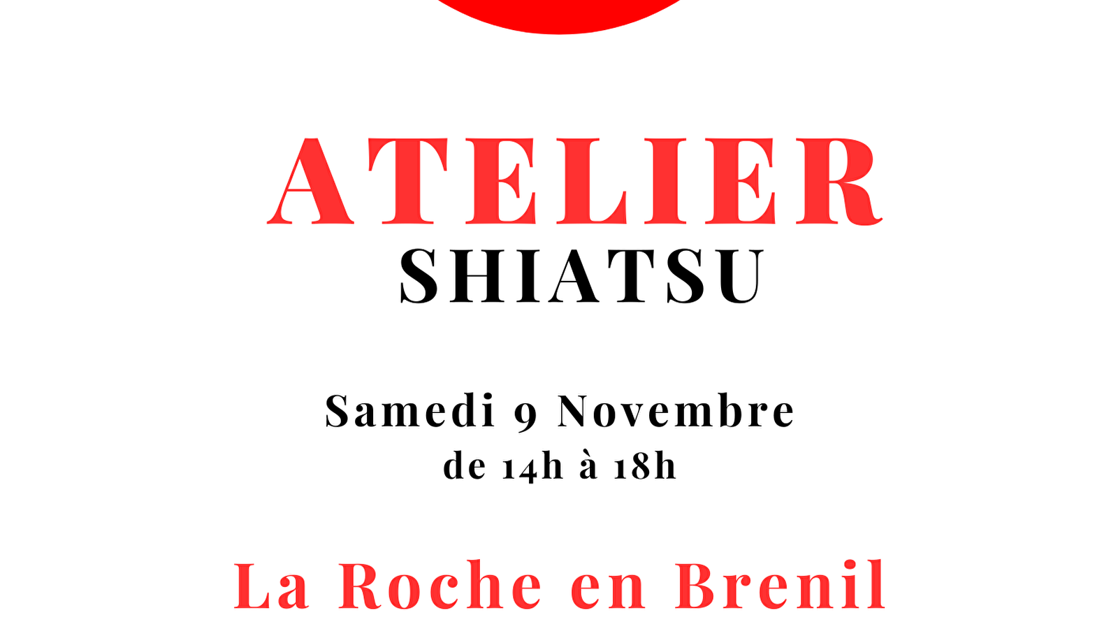 Atelier SHIATSU
'Cultiver son énergie au fil des saisons.'