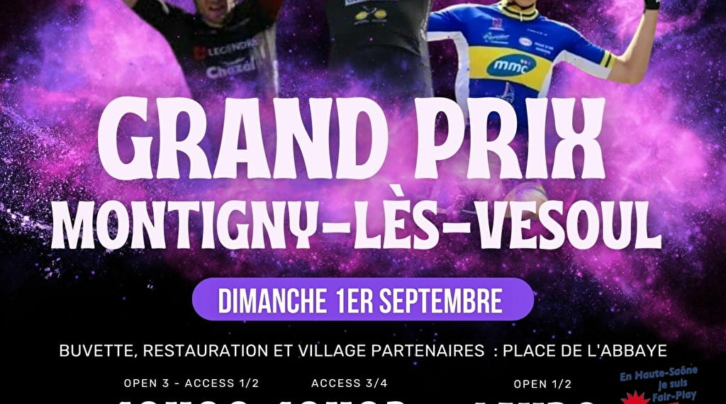 GRAND PRIX CYCLISTE DE MONTIGNY-LÈS-VESOUL Le 1 fév 2025