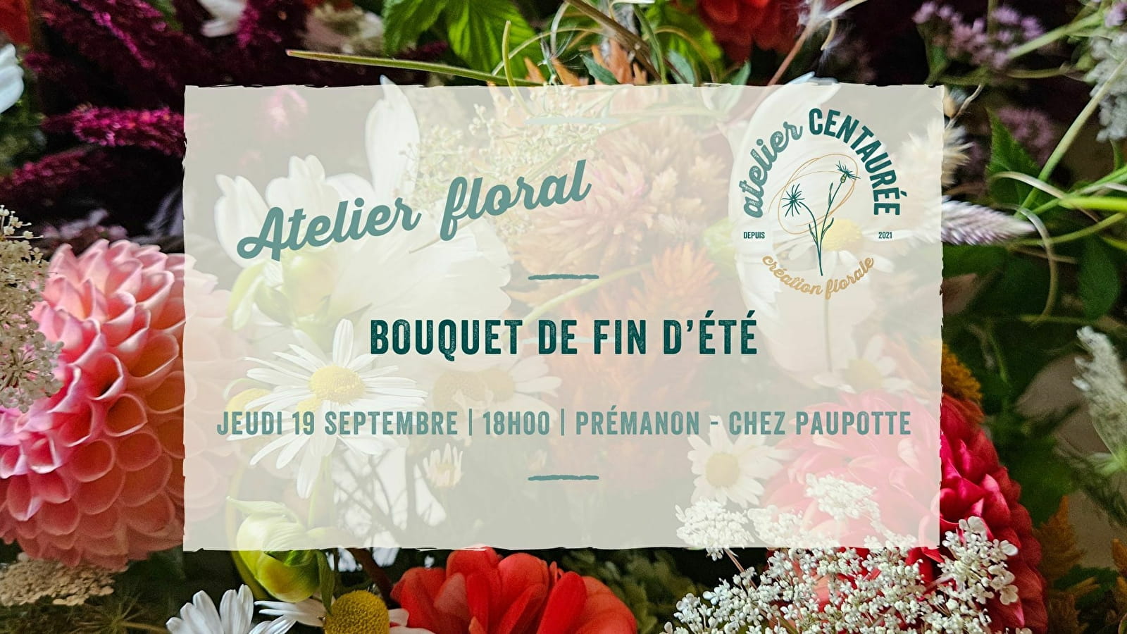 Atelier de création florale 'Bouquet de fin d'été'