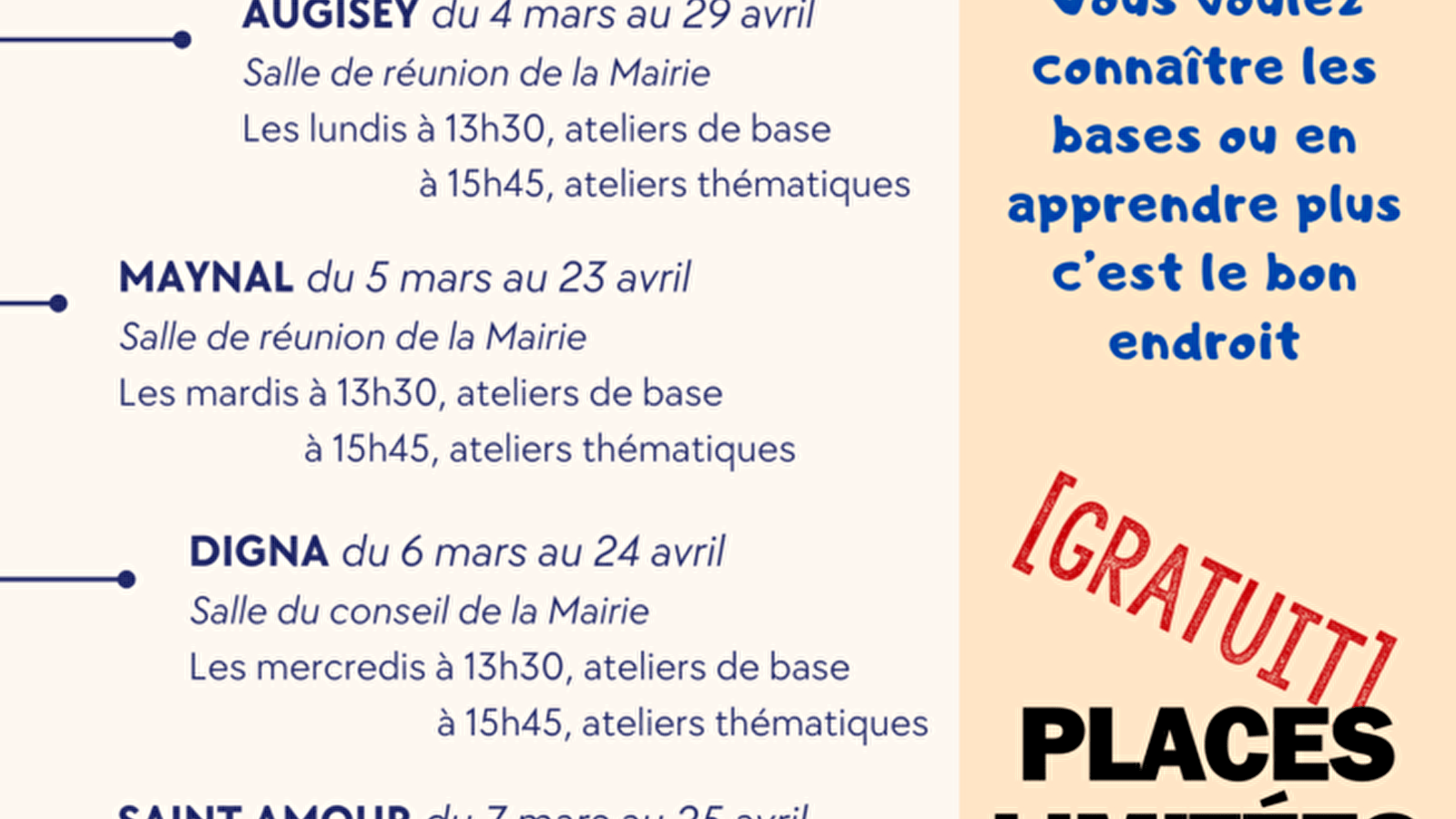 Ateliers numériques à Loisia