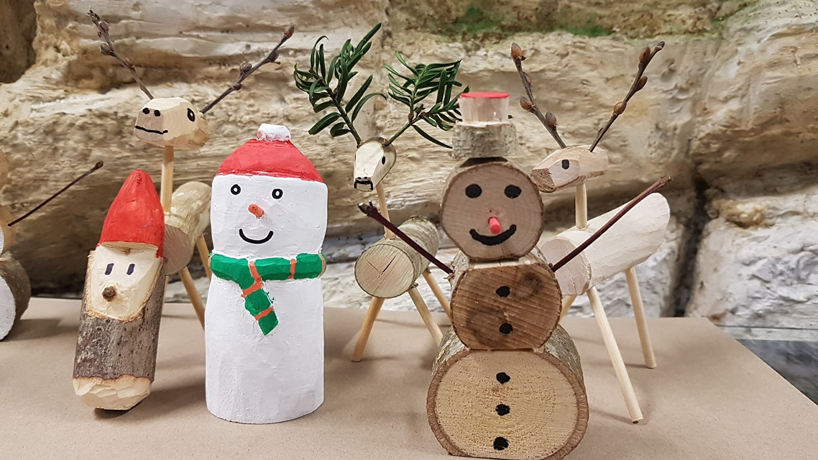 Escapades nature : Atelier de création en bois de Noël 