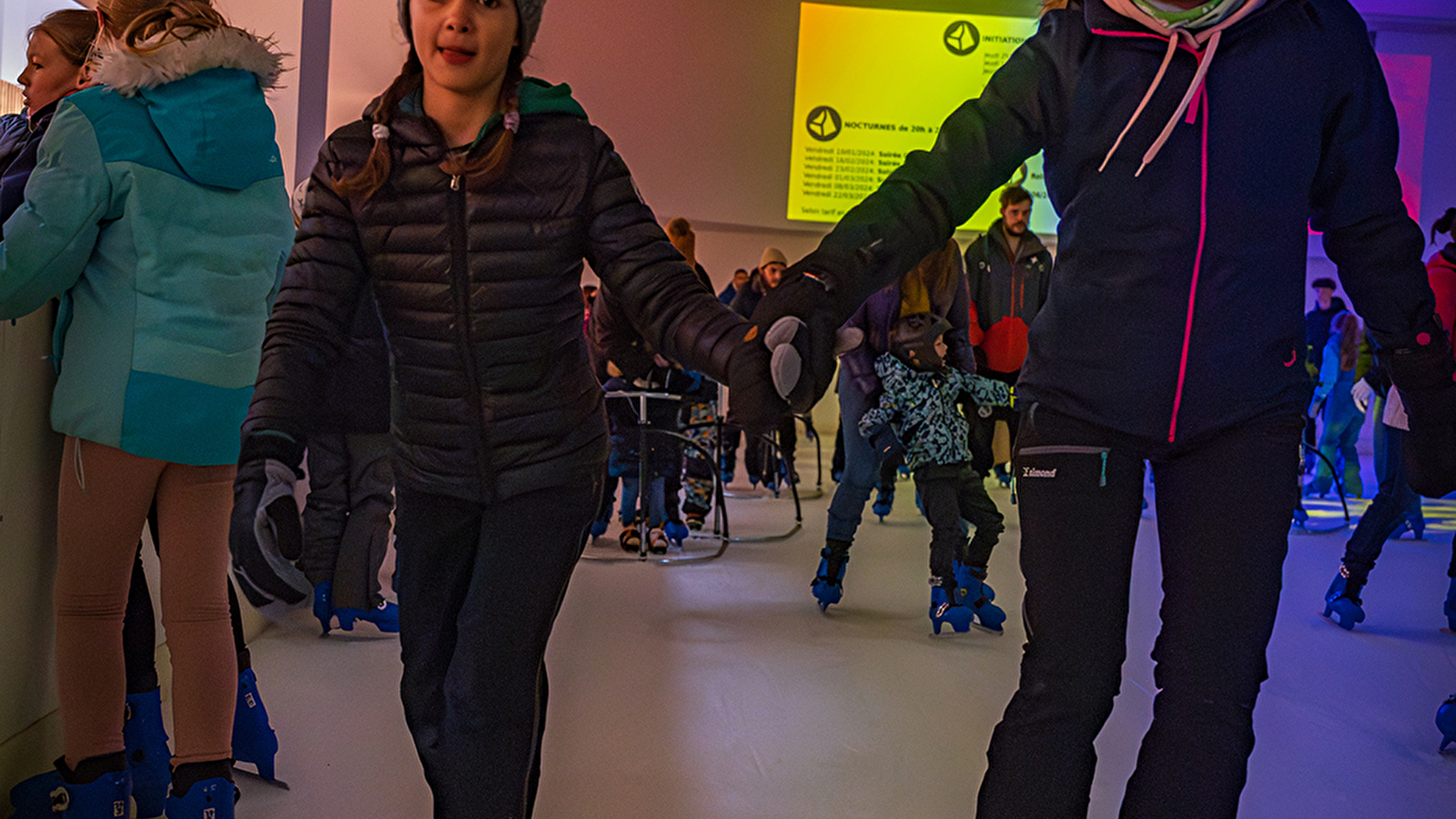 Soirée nocturne à la patinoire : Music & Lights 