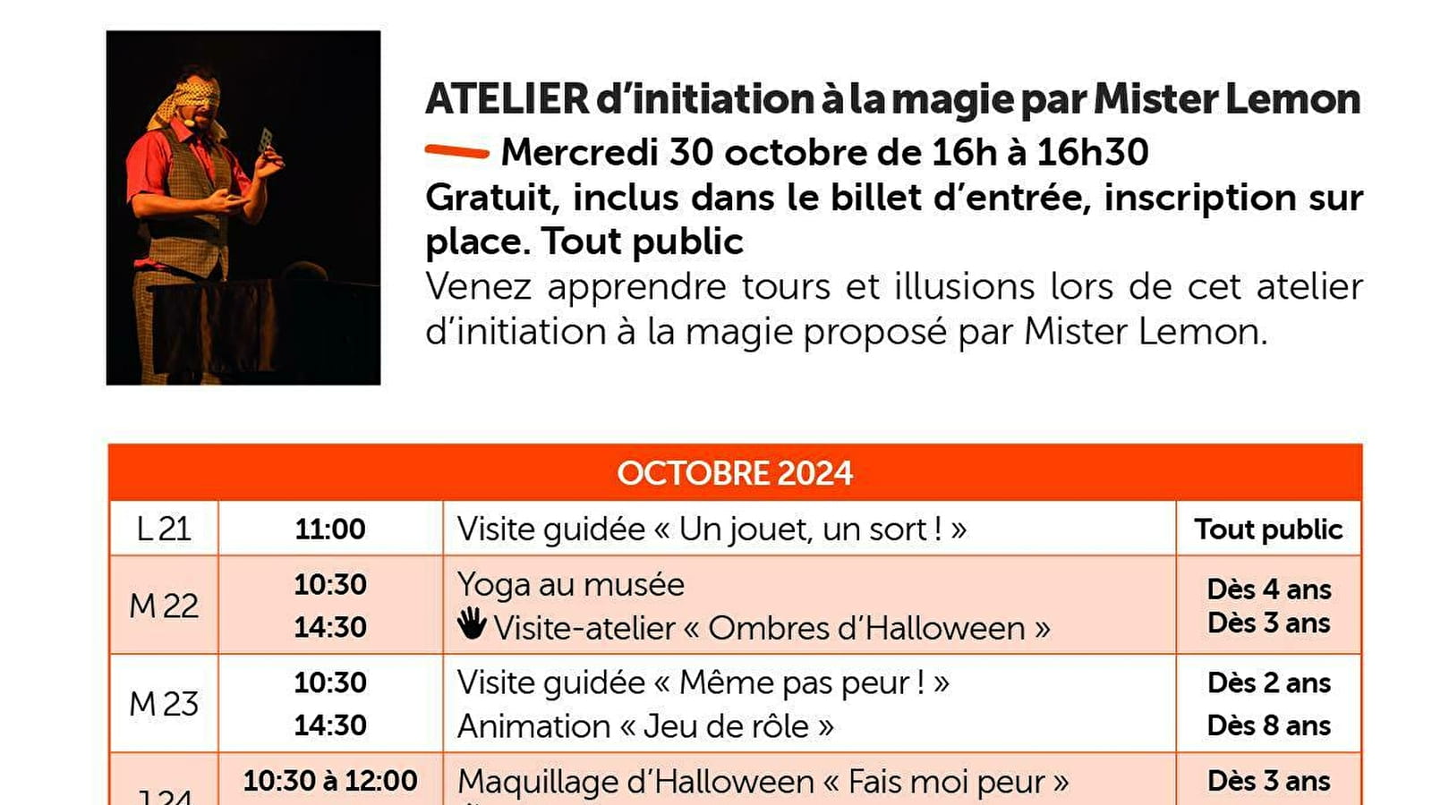 Visite atelier 'Sais-tu lire l'avenir ?'