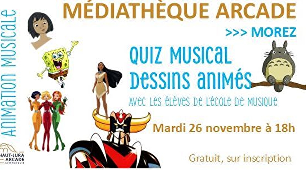 Quiz musical Le 26 nov 2024