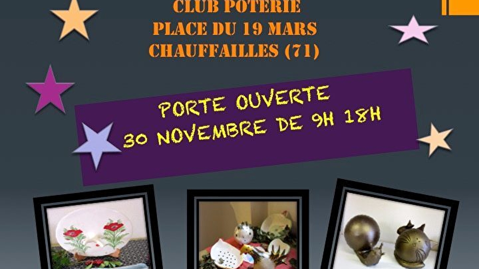 Exposition vente Poterie