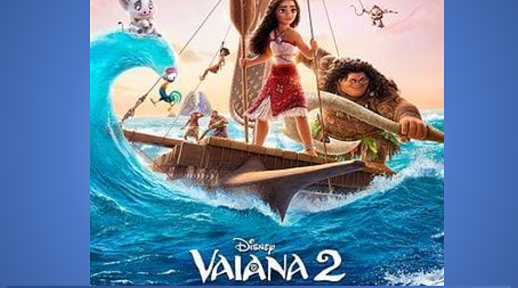 Séance de cinéma "Vaiana 2" Le 3 janv 2025