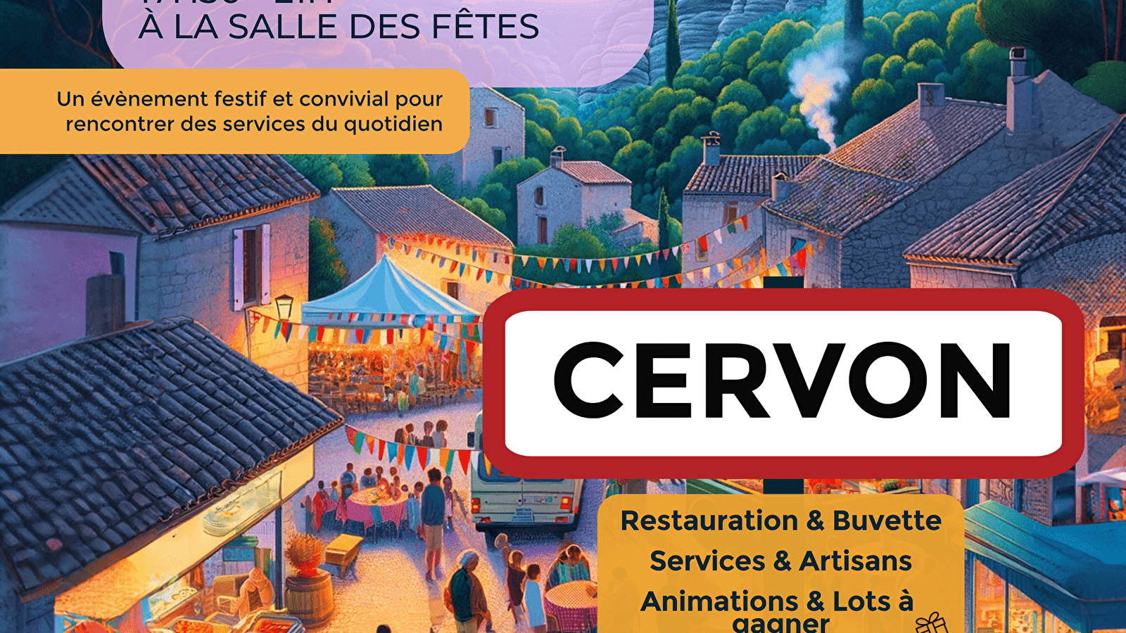 Fête de Village à Cervon