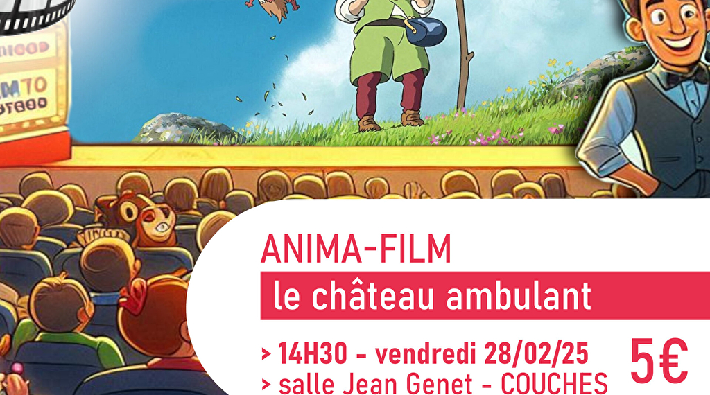 Anima-film: le chateau ambulant Le 28 fév 2025