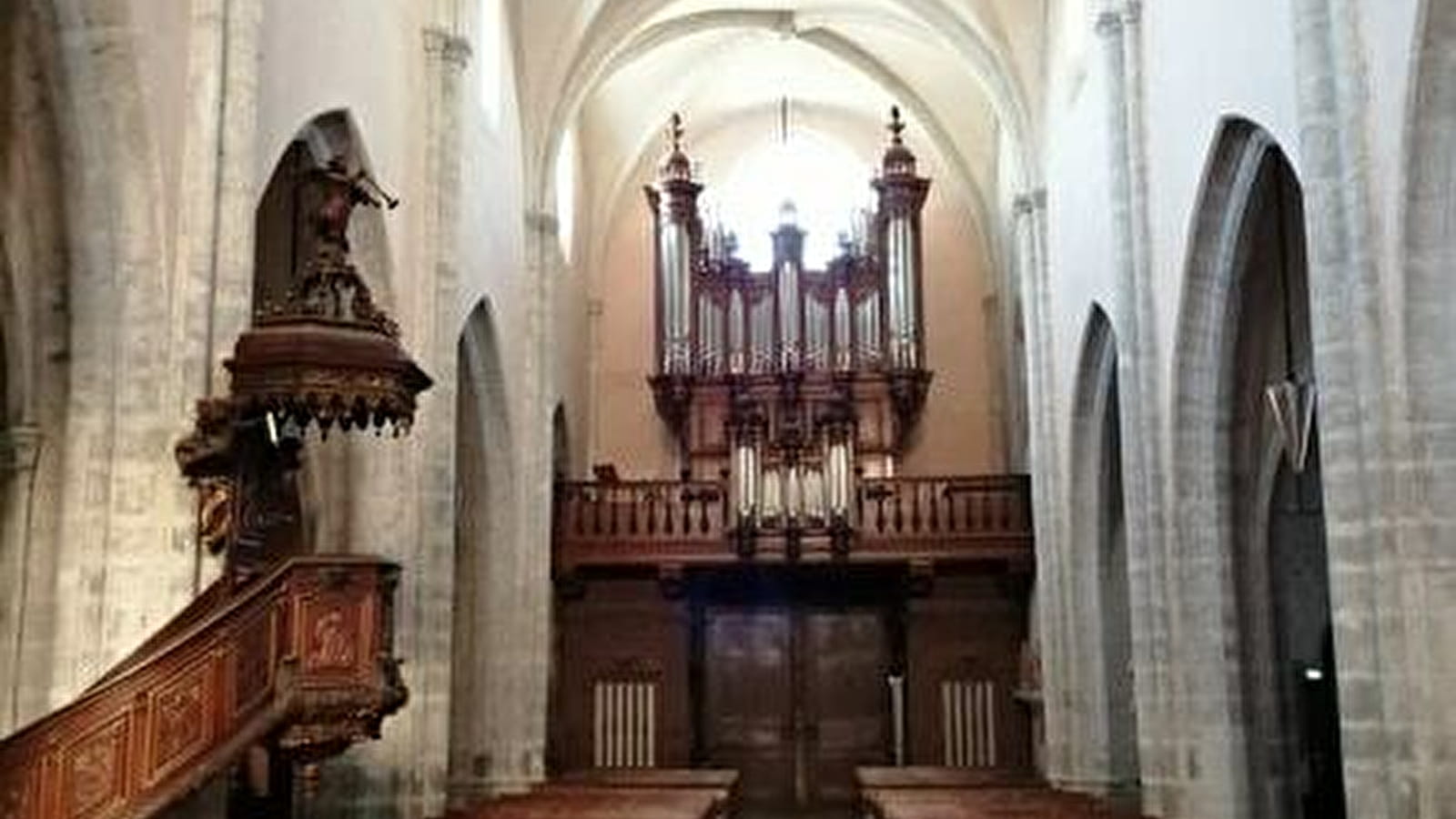 Visite de la collégiale Saint-Anatoile 