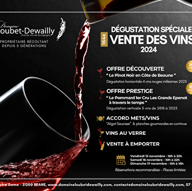 Dégustation 'Découverte' - Vente des Vins 2024 - Domaine Loubet-Dewailly