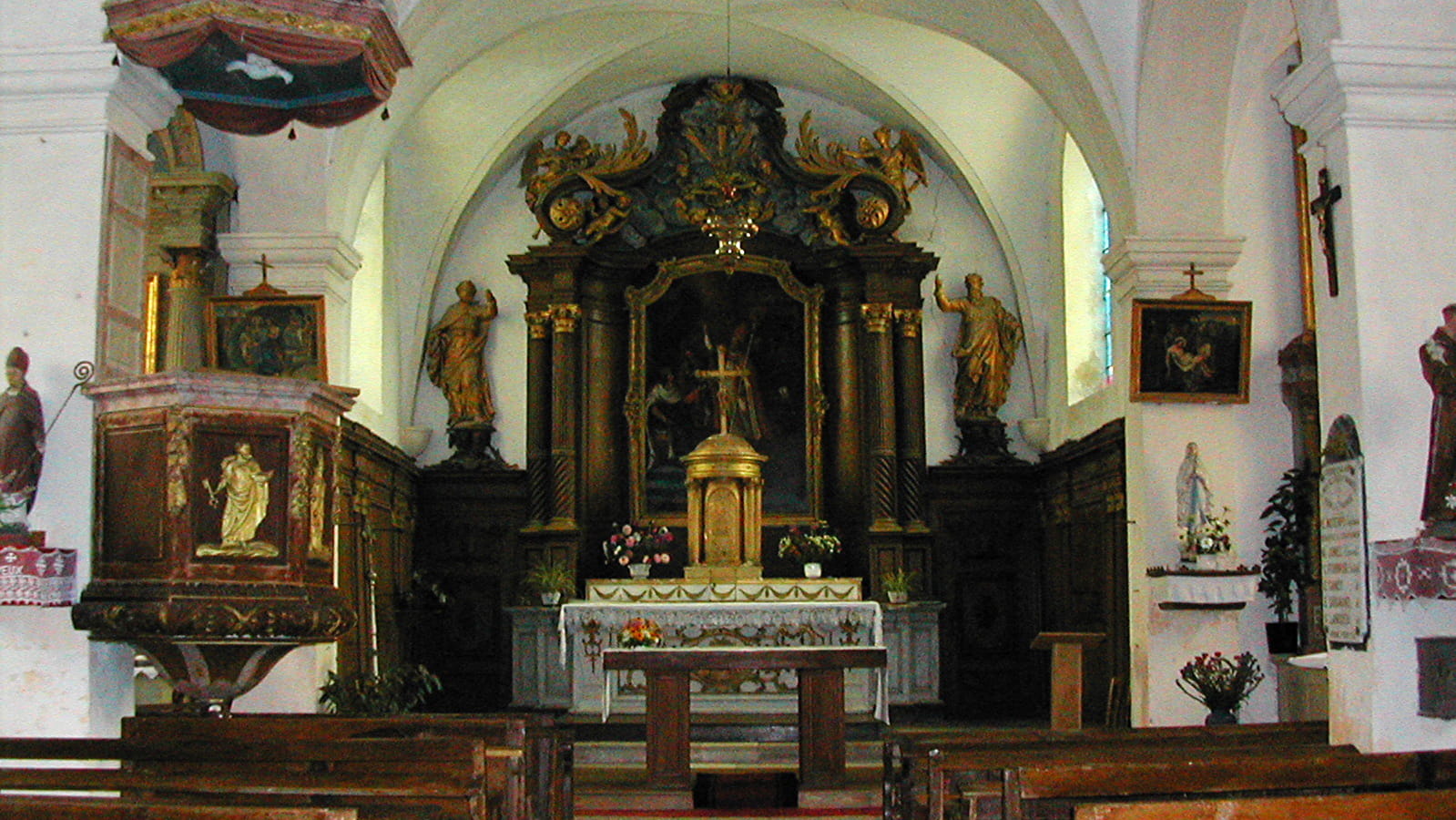 Retable de l'église saint Léger