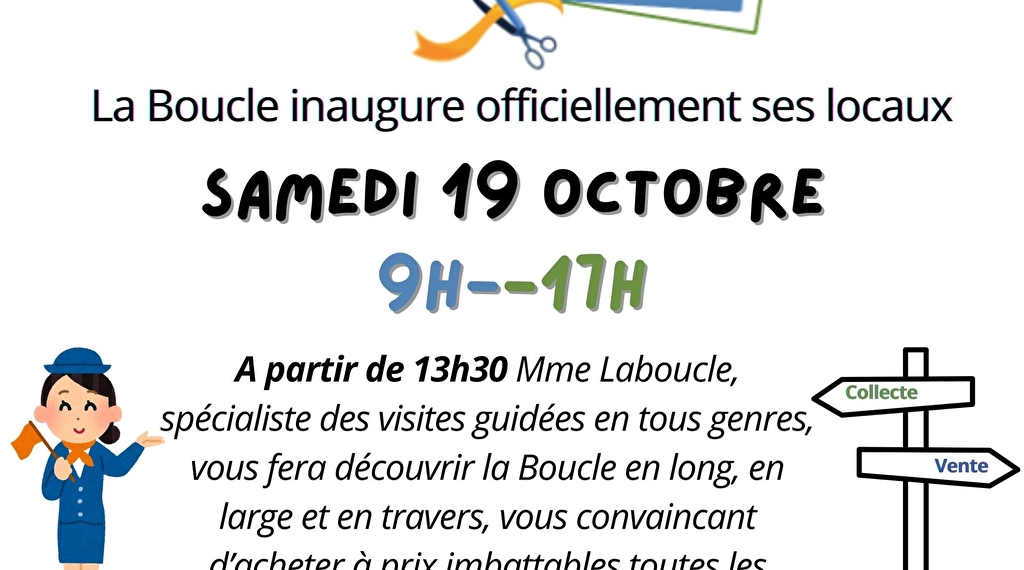 Inauguration de la recyclerie La Boucle Le 19 oct 2024