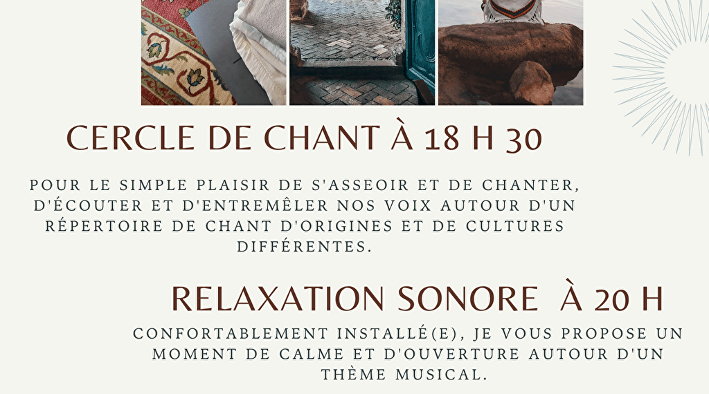 Cercle de chant et Relaxation Sonore