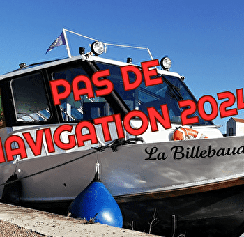 ARRÊT 2024   -   Bateau promenade 'La Billebaude' - POUILLY-EN-AUXOIS